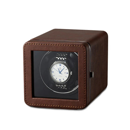 Remontoir Montre - Cube Moderne Marron-1-Le Remontoir