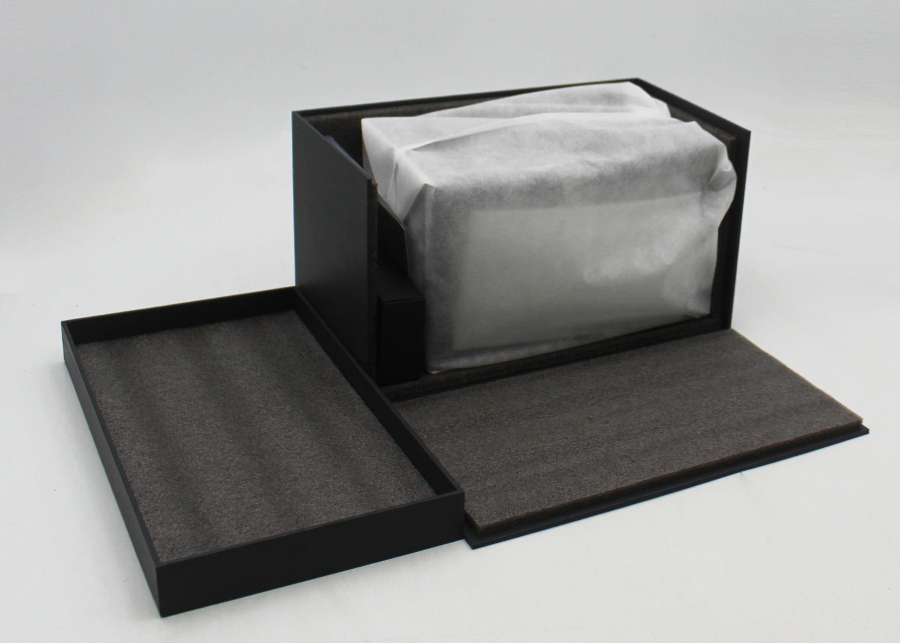 Remontoir Cube Divan · 2 montres · Noir Onyx