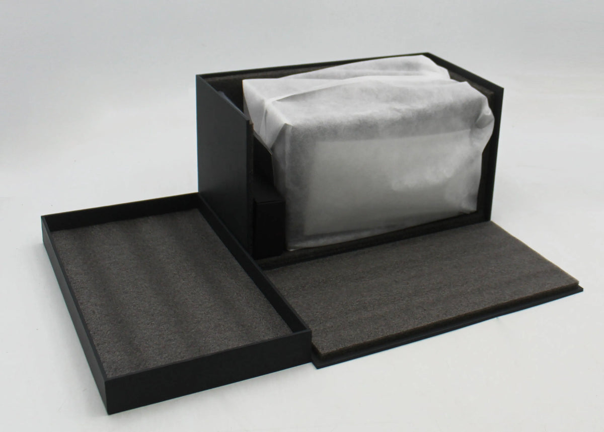 Remontoir Cube Divan · 2 montres · Noir Onyx