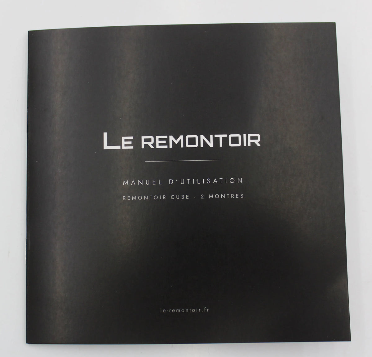 Remontoir Cube Divan · 2 montres · Noir Onyx