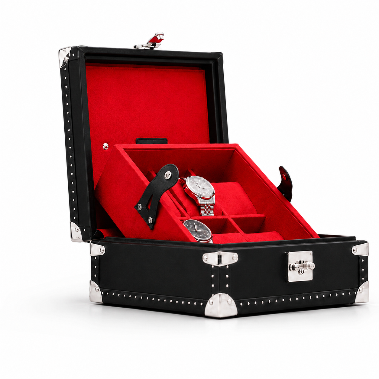 Boite · 6 montres · Hexa Carmine