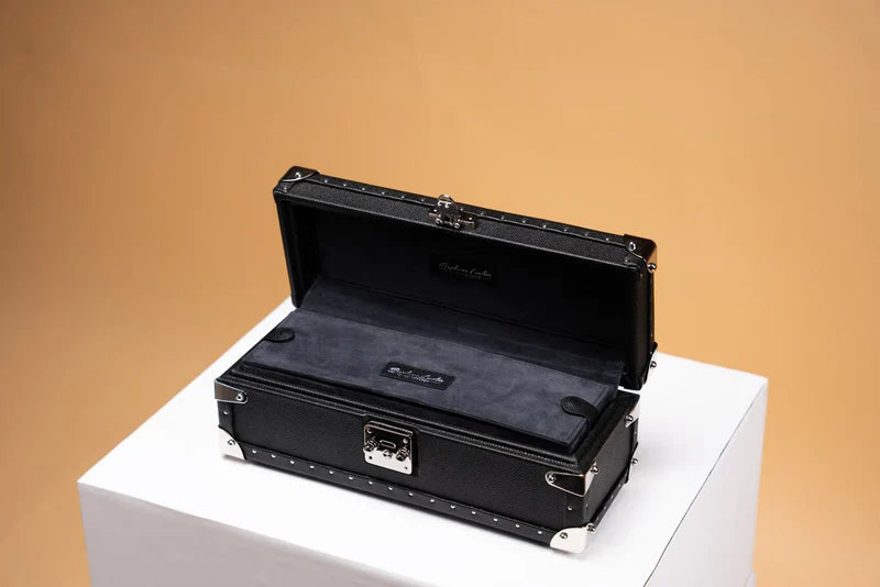 Boite à Montre Saffiano Black 4 Slots-4-Le Remontoir