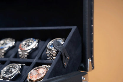 Boite à Montre - Petra Togo Dark Blue-5-Le Remontoir Montre 