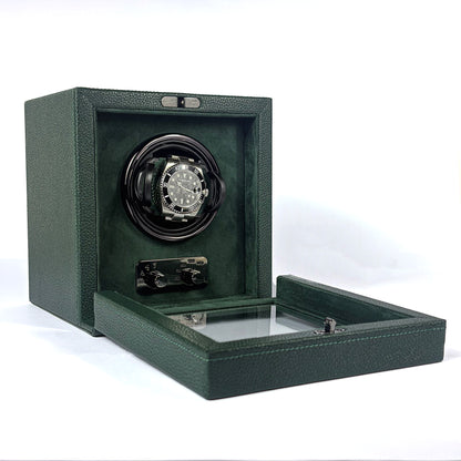 Remontoir Cube Divan · 1 montre · Vert Cèdre
