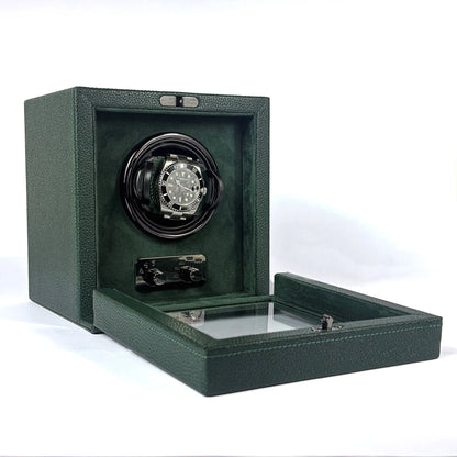 Remontoir Cube Divan · 1 montre · Vert Cèdre
