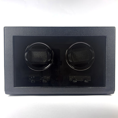 Remontoir Cube Divan · 2 montres · Noir Onyx
