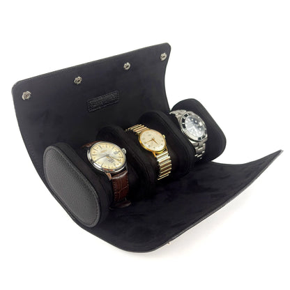 Étui Voyage · 3 montres · Noir Onyx