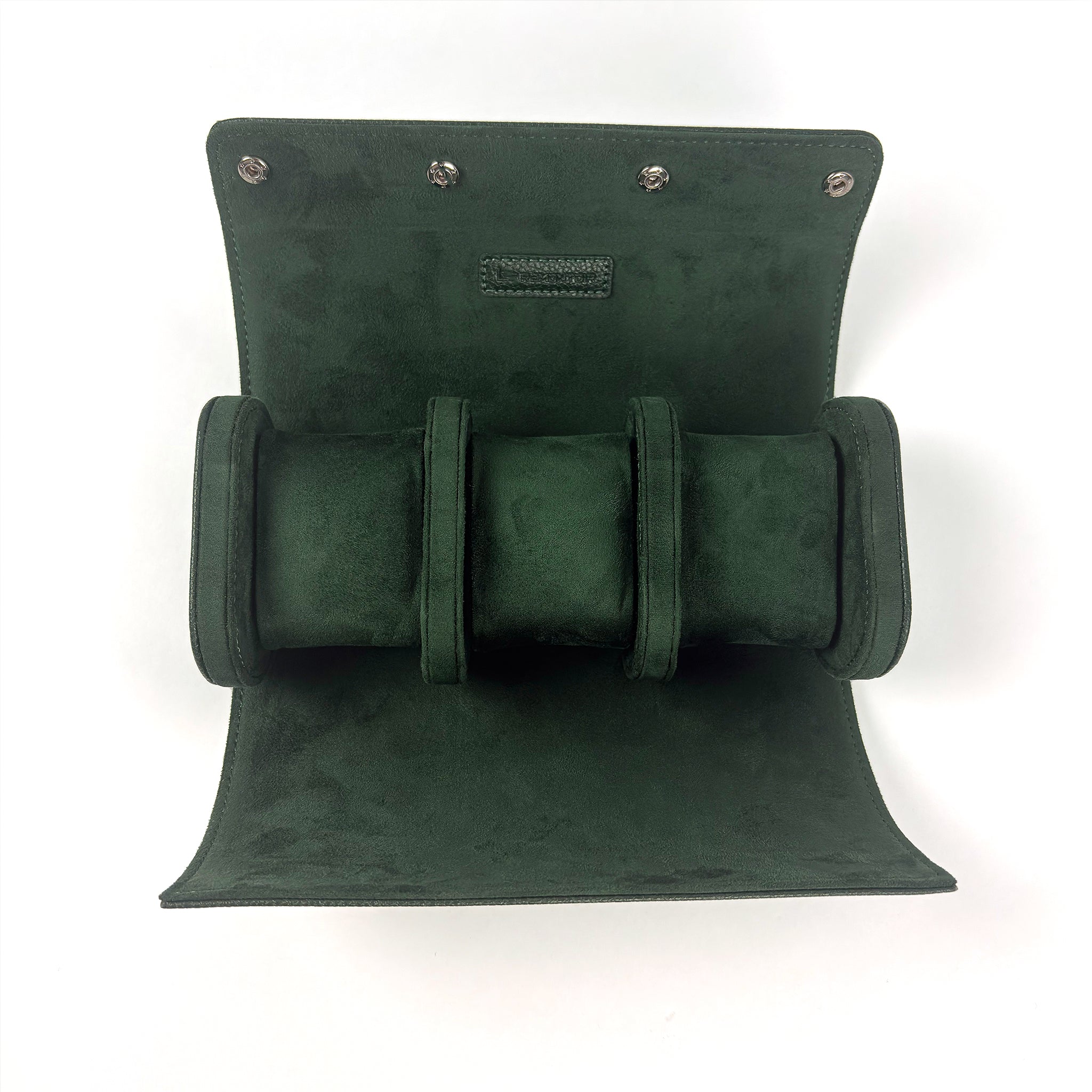 Étui Voyage · 3 montres · Vert Cèdre