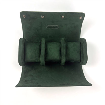 Étui Voyage · 3 montres · Vert Cèdre