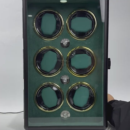 Remontoir Montre sextuor moderne Vert