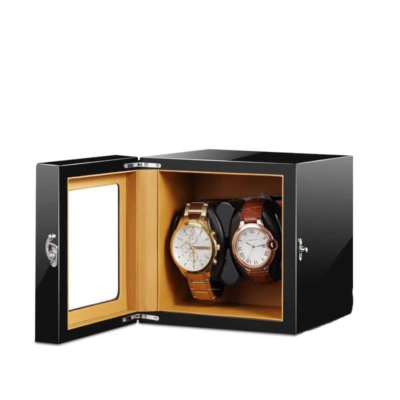 Remontoir Montre Automatique LuxeLift Cuir 2 Slots-1-Le Remontoir Montre