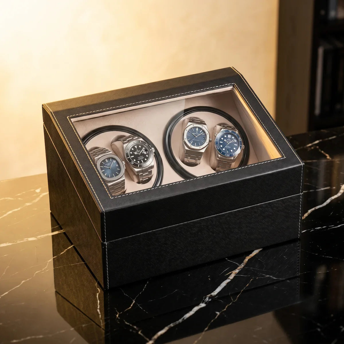 Remontoir montre - Coffret Classique Noir