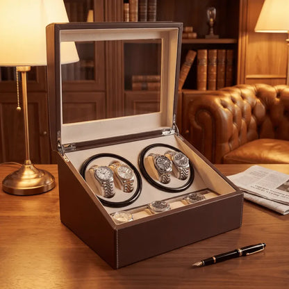 Remontoir montre - Coffret Classique Marron