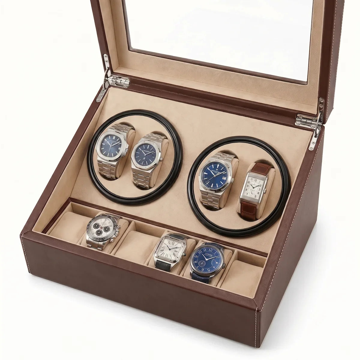 Remontoir montre - Coffret Classique Marron