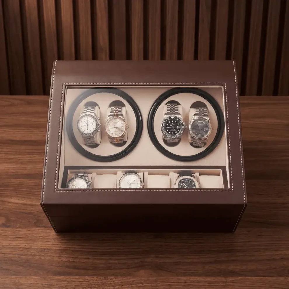 Remontoir montre - Coffret Classique Marron