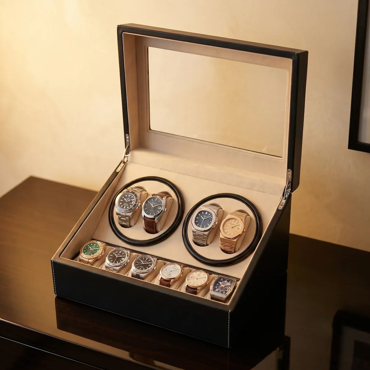 Remontoir montre - Coffret Classique Noir